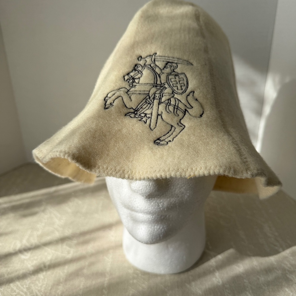 Sauna hat for man